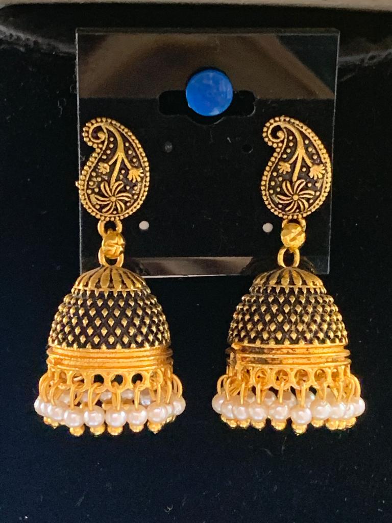 Gold Plated Long Earrings