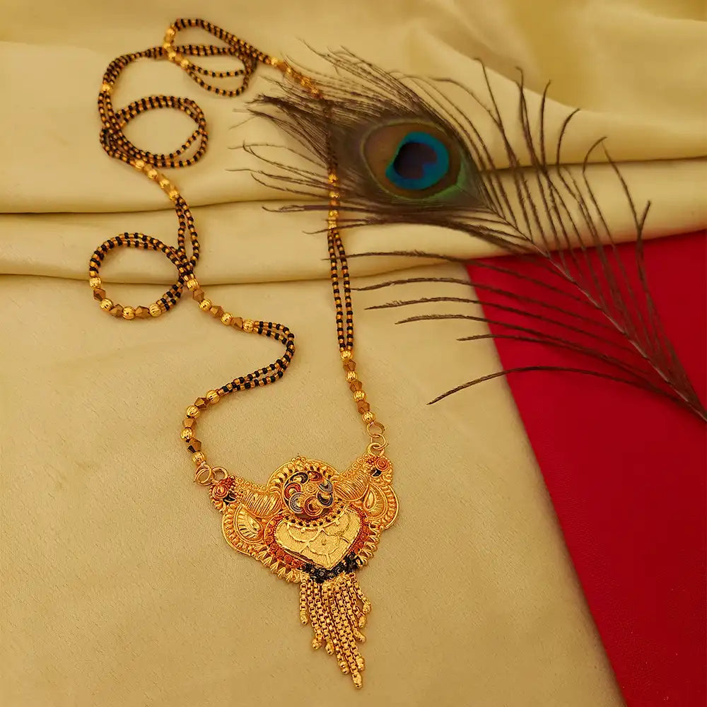 FINAL_04_2ced5c1d-3a83-4a87-b566-1f54cbcb287a Traditional Gold Plated Black Beads Mangalsutra