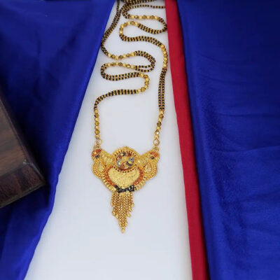 FINAL_06_db8bc0dd-fadc-4407-8e54-f81385973c37 Traditional Gold Plated Black Beads Mangalsutra