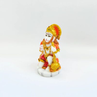 White Lord Hanuman Idol