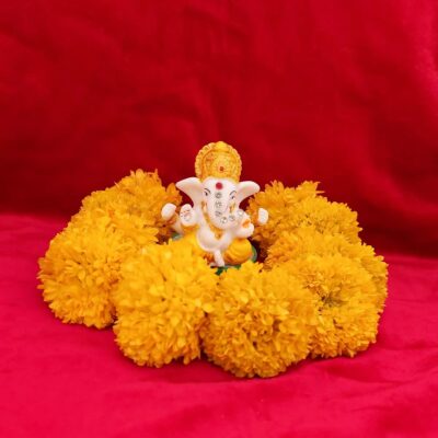White and Diamond Lord Ganpati