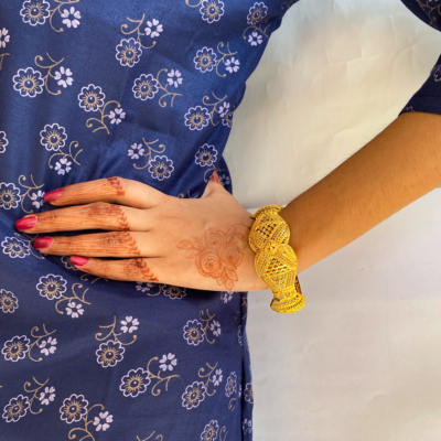 Gold Plated Opendable Bangles
