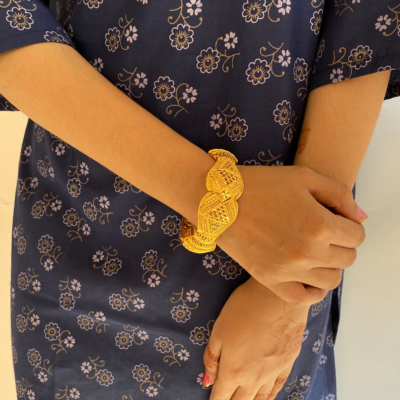 Gold Plated Opendable Bangles