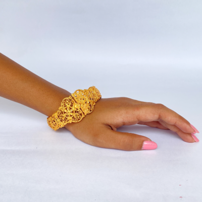 Gold Plated Openable Bangles