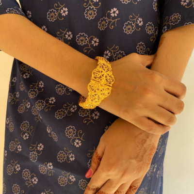 Gold Plated Openable Bangles