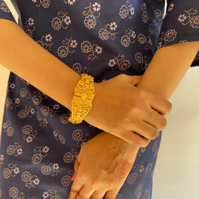 Gold Plated Openable Bangles