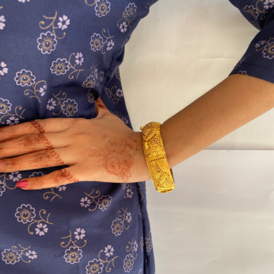 Gold Plated Openable Bangles