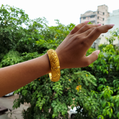 Gold Plated Openable Bangles