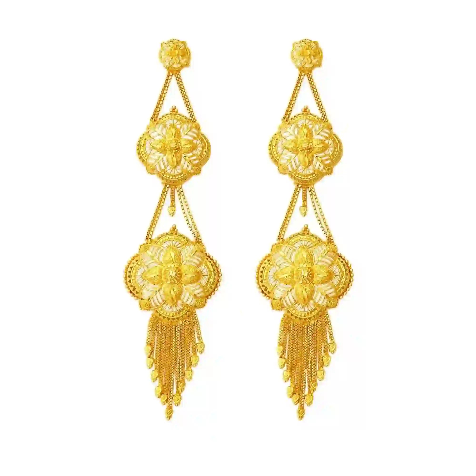 GKE34-1 Gold Plated Earrings