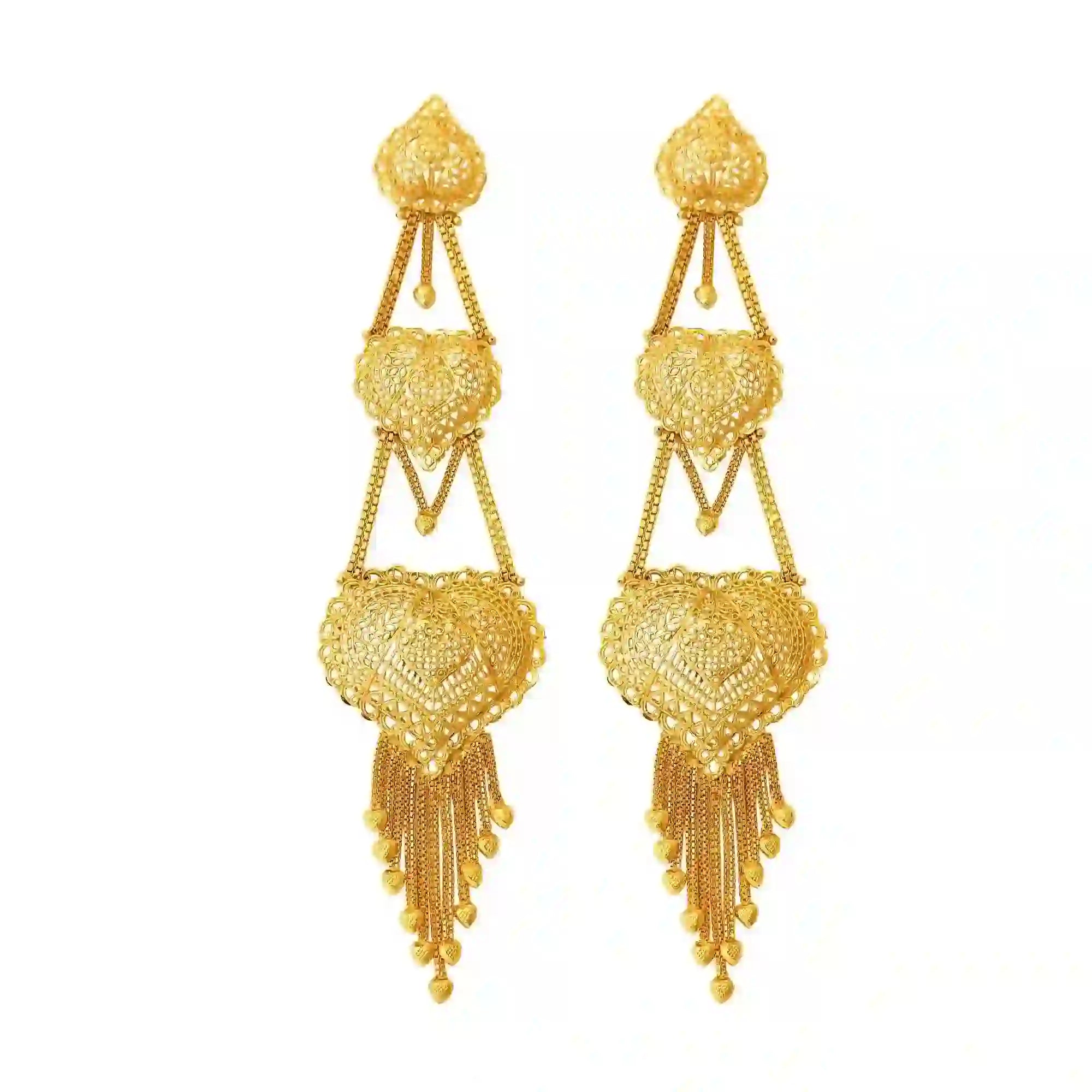 GKE38-1 Gold Plated Earrings