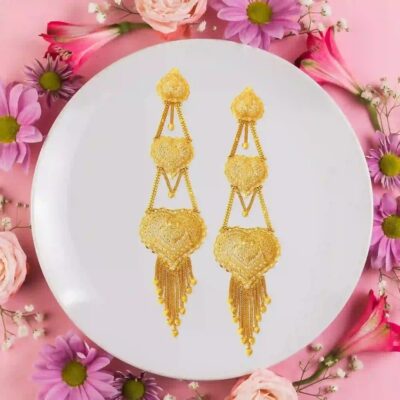 GKE38-6 Gold Plated Earrings