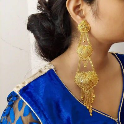 GKE38-8 Gold Plated Earrings