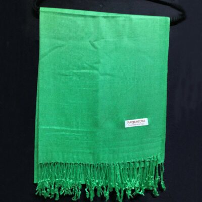 green pashmina shawl