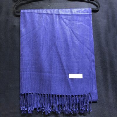 Pashmina Solid Cobalt Shawl / Scarf