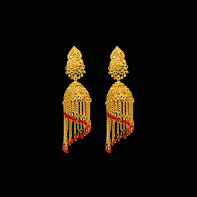 Gold Plated Jhumki Earrings