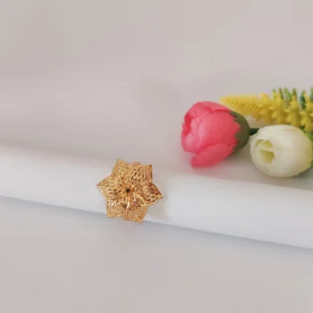 24k Gold-Plated Lotus Ring