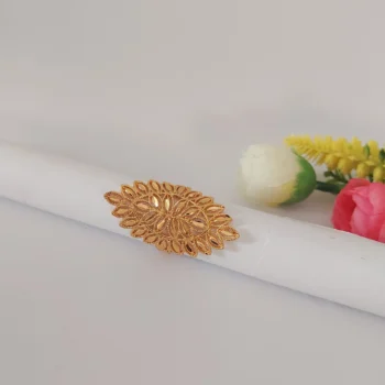 1 Long Iconic Gold Plated Ring